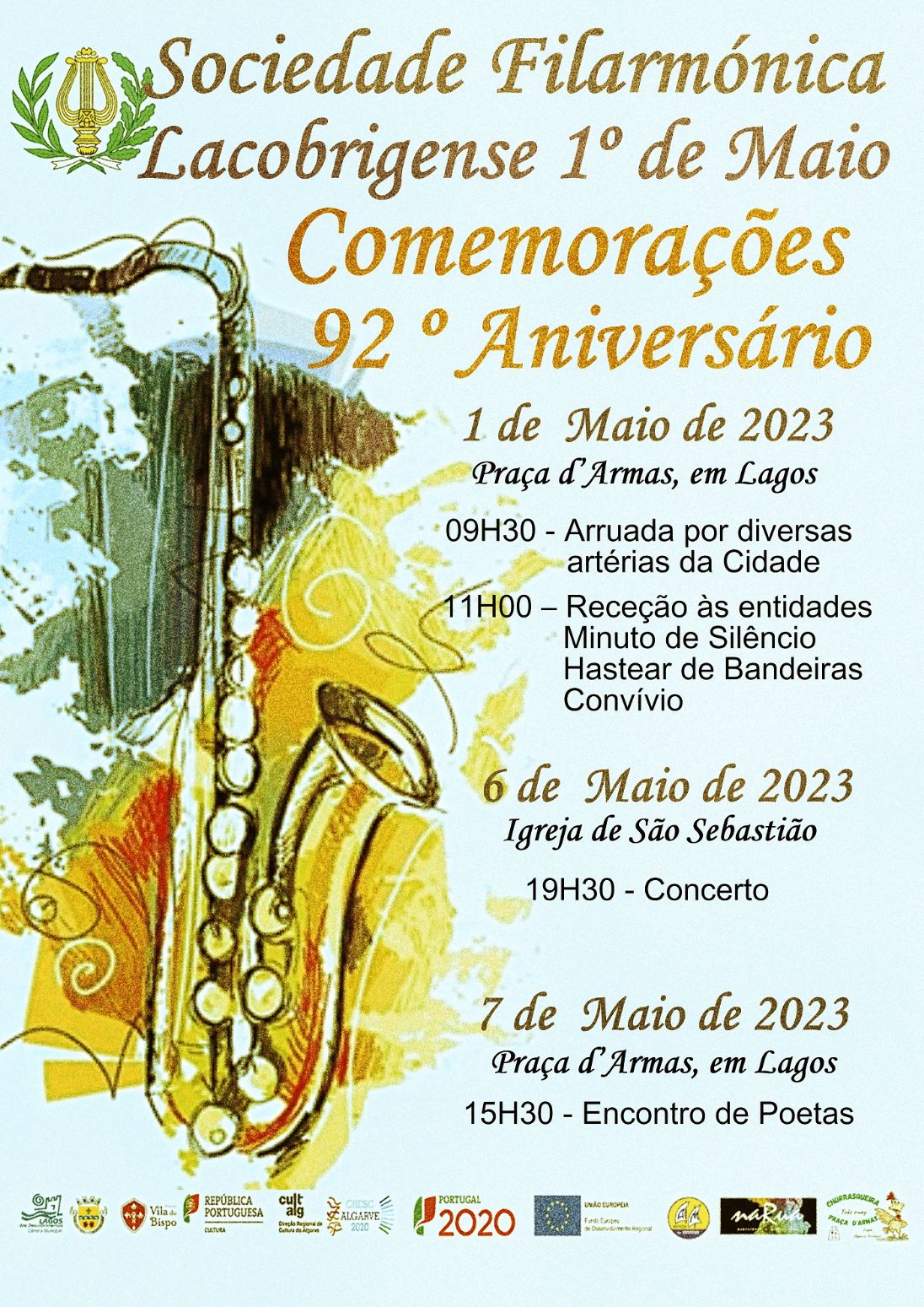 92º Aniversário da Sociedade Filarmónica Lacobrigense 1º de Maio celebrado com programa de três dias