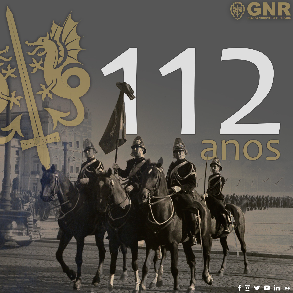GNR | Cerimónia militar do 112.º aniversário da GNR