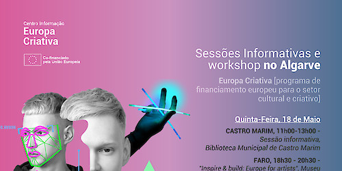 Sessões de capacitação sobre “Financiamento europeu para as artes e cultura” no Algarve