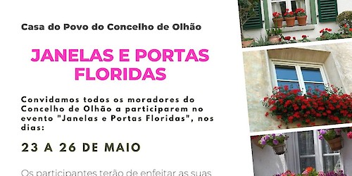 Janelas e Portas Floridas 2023 em Olhão