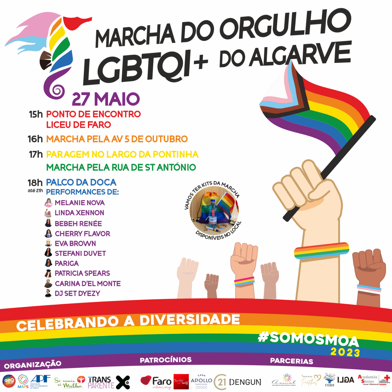 Marcha LGBTQI+ no Algarve | 27 de Maio | Faro