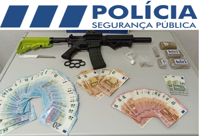 PSP detém 2 homens em Portimão por tráfico de droga