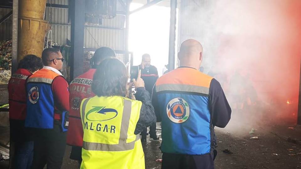 ALGAR promove simulacro com presença das Corporações de Bombeiros e Protecção Civil