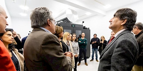 Secretário de Estado do Ambiente, Carlos Martins inaugurou o DATACENTER da Águas do Algarve