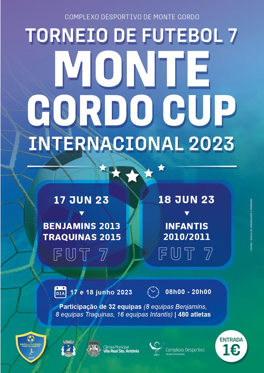 Torneio «Monte Gordo Cup» junta meio milhar de jovens