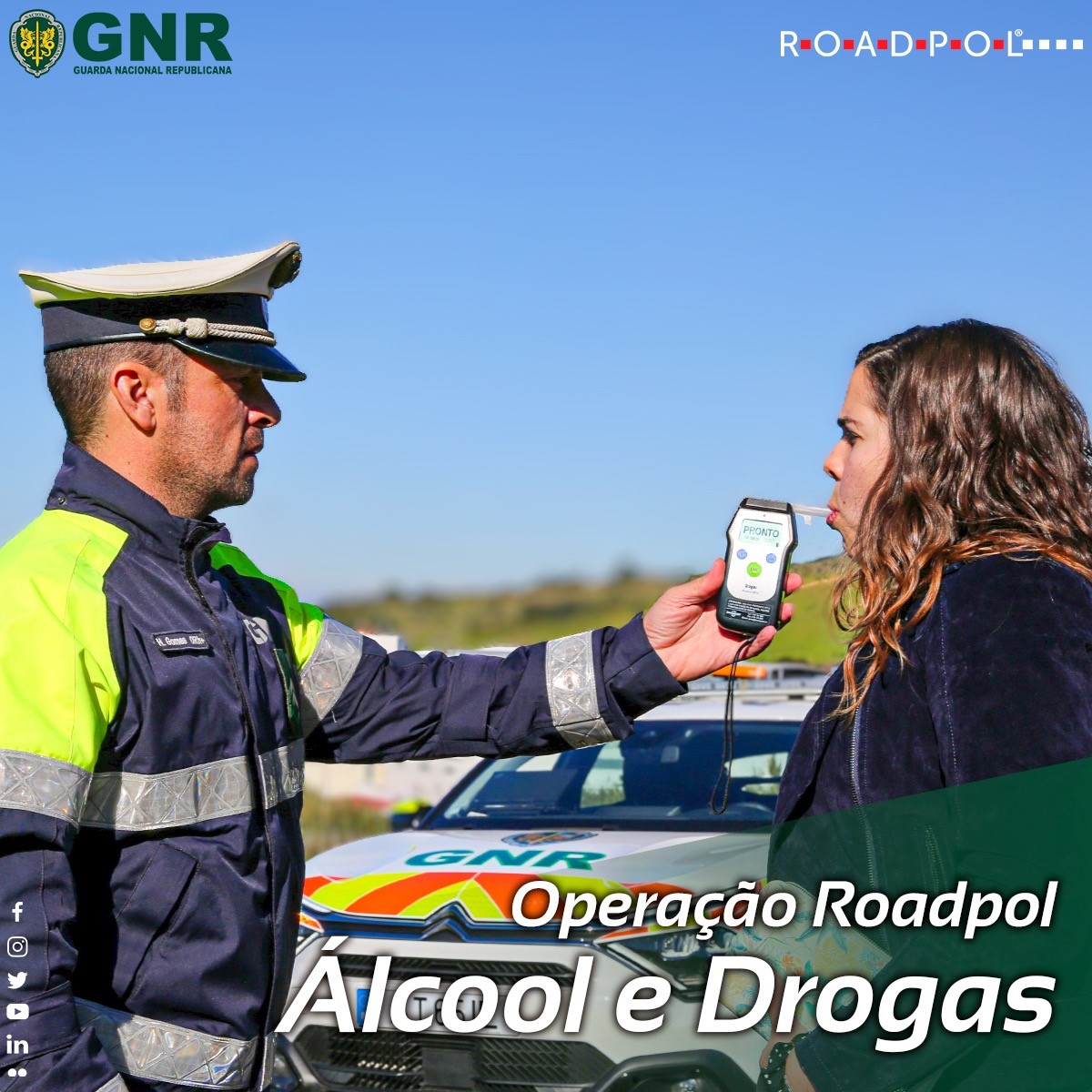 GNR | Operação “RoadPol – Álcool e drogas”