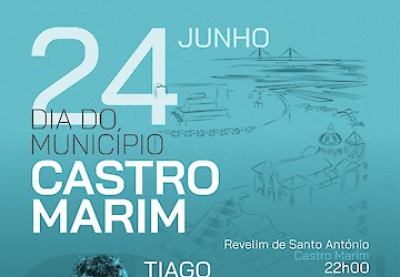Dia do Município de Castro Marim traz concerto de TIAGO BETTENCOURT com a Banda Musical Castromarinense