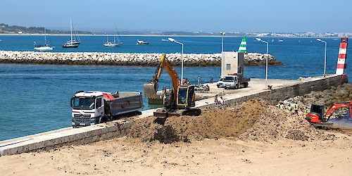 Município de Lagos reforça meios para remover algas acumuladas nos areais