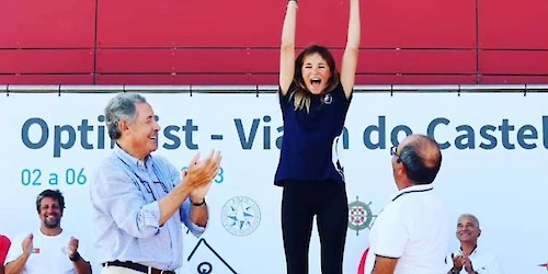 Marina Pinto sagra-se Campeã Nacional Absolut e Feminino no Campeonato de Portugal Juvenis e Infantis da classe Optimist 2023