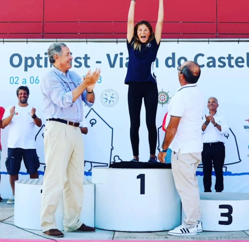 Marina Pinto sagra-se Campeã Nacional Absolut e Feminino no Campeonato de Portugal Juvenis e Infantis da classe Optimist 2023