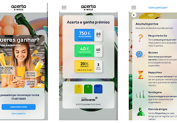 “Acerta e Recicla”: a nova app que incentiva a reciclar e dá cartões presente em supermercados
