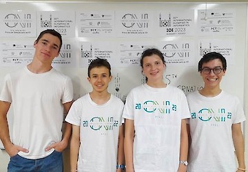 Já são conhecidos os quatro alunos que irão representar Portugal nas Olimpíadas Internacionais de Informática