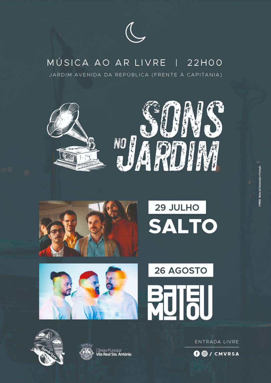 «Sons no Jardim» voltam a agitar as noites de Vila Real de Santo António