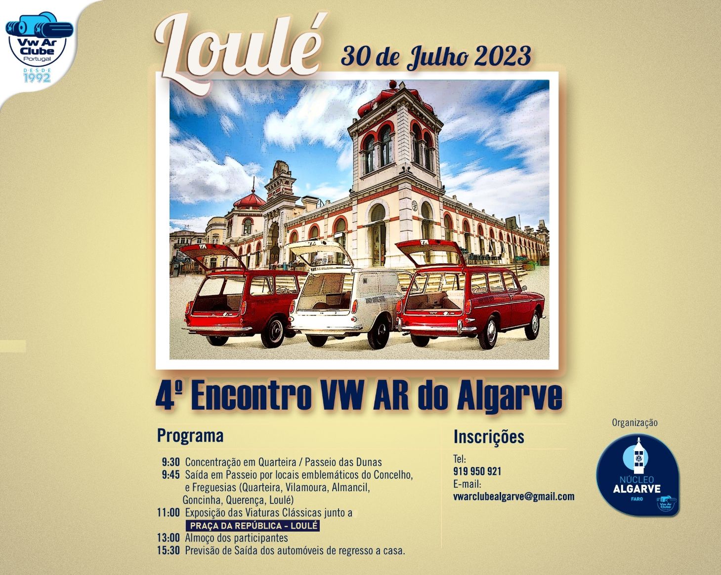 4º Encontro Clássicos VW Ar Algarve - Loulé, 30 de Julho