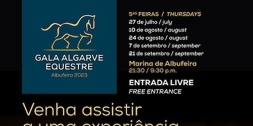 Albufeira presta homenagem ao Cavalo Lusitano com a “Gala Equestre Algarve – Albufeira 2023”