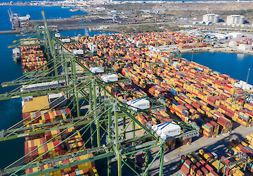 Porto de Sines é o 14.º maior porto europeu em carga contentorizada