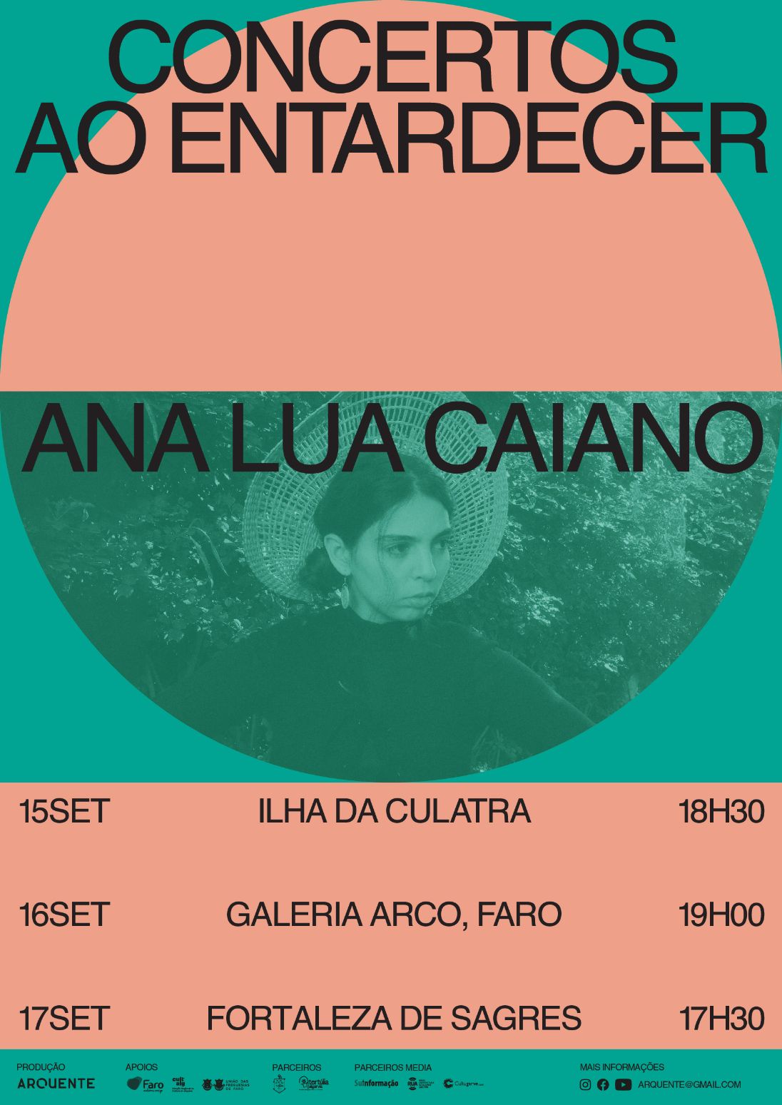 “Concertos ao Entardecer” regressam à Fortaleza de Sagres com Afonso Cabral, Ana Lua Caiano e Chica