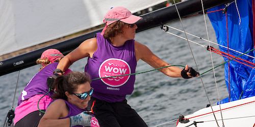 Velejadora do Algarve, Ingrid Fortunato, alcança 2º lugar na maior competição de vela feminina em Portugal