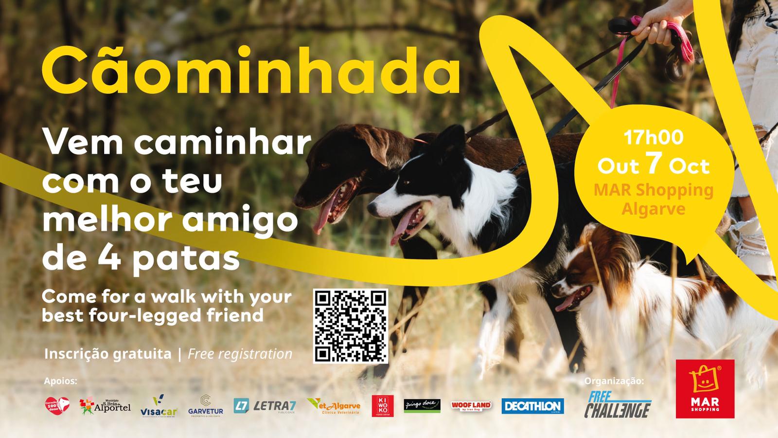 MAR Shopping Algarve promove "Cãominhada" com vertente solidária