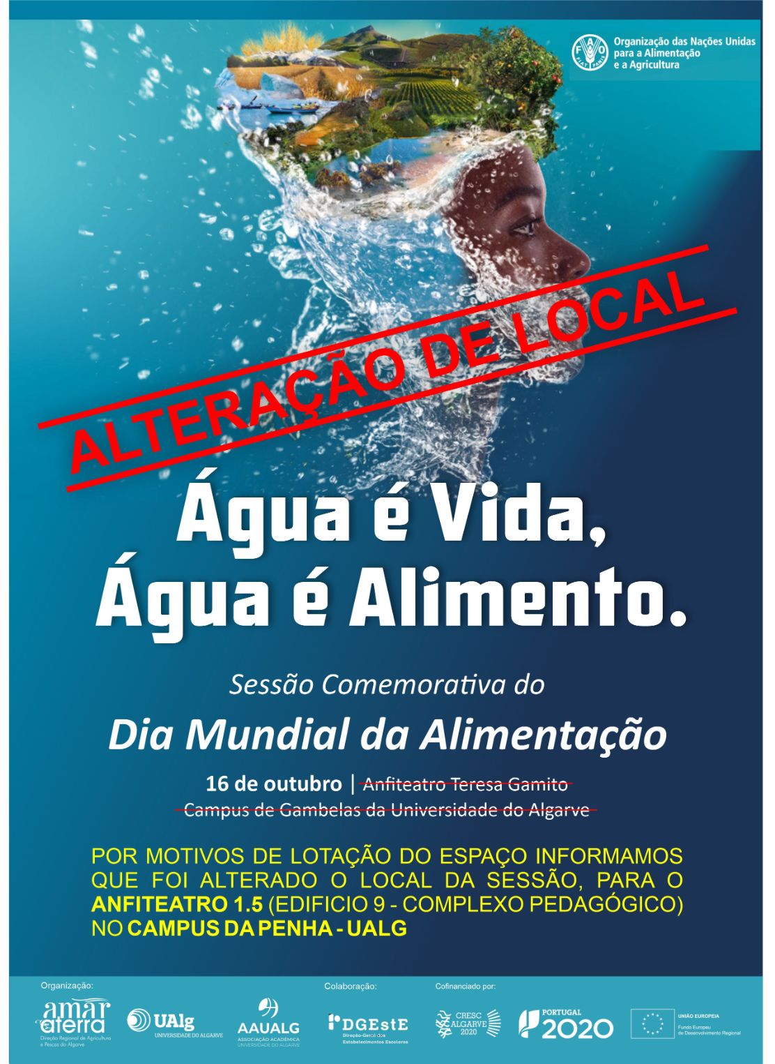 DRAP Algarve organiza Sessão comemorativa do Dia Mundial da Alimentação: “Água é vida, Água é Alimento.”