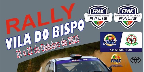 O Rally de Vila do Bispo está de volta e vai para a estrada este fim-de-semana, dias 21 e 22 de Outubro