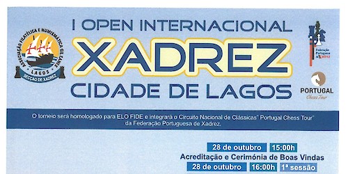 I Open Internacional de Xadrez “Cidade de Lagos“