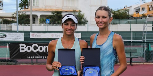 Nadiya Kolb termina jornada quádrupla como campeã de pares ao lado da irmã no BoConcept Faro Ladies Open