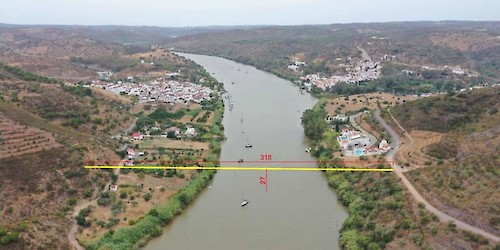 Ponte Alcoutim – Sanlúcar de Guadiana dá mais um passo