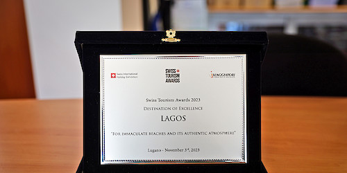 Lagos distinguido no Swiss Tourism Awards 2023