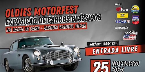 Oldies Motorfest - 25 Novembro - Baixa de Faro