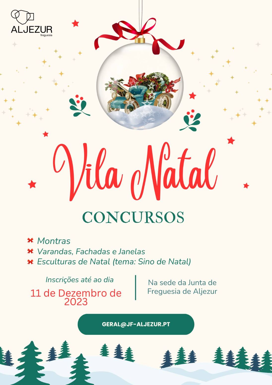 Concursos Vila Natal em Aljezur