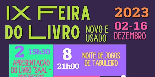 IX Feira do Livro Novo e Usado no Centro de Trabalho do PCP de Faro