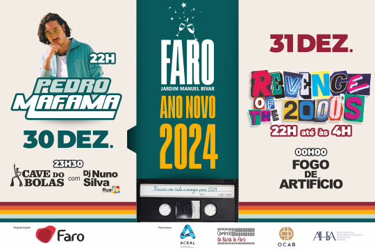 Pedro Mafama e festa “Revenge of the 2000’s” vão animar passagem de ano em Faro