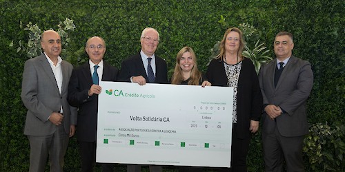 2ª edição da Volta Solidária CA | Entrega de cheque à Associação Portuguesa Contra a Leucemia