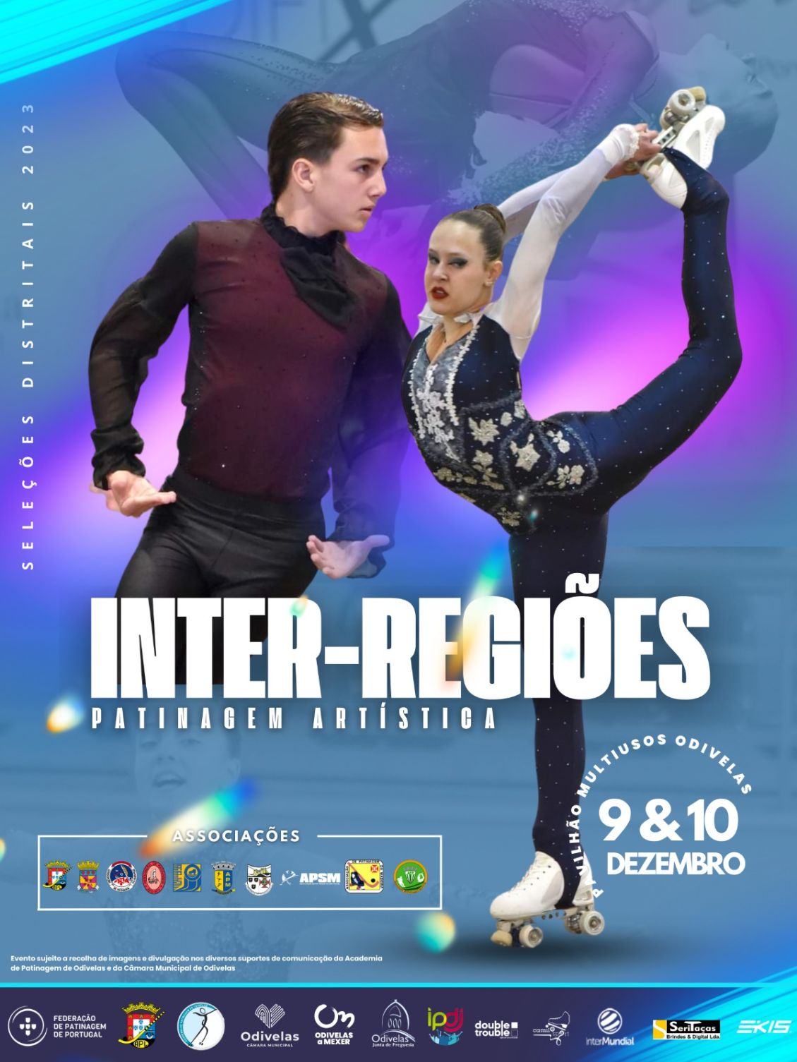 12 atletas da associação de patinagem de Alentejo e Algarve marcam presença no "inter-regiões 2023" de patinagem artística