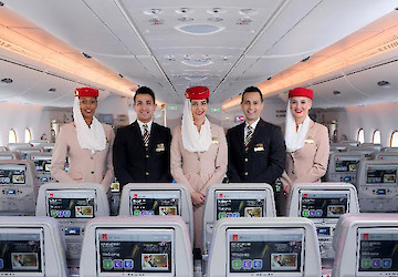 Emirates inicia 2024 a recrutar tripulação de cabine em Portugal