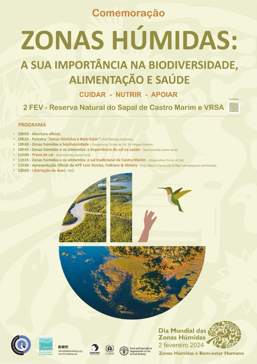 Reserva Natural do Sapal de Castro Marim e Vila Real de Santo António celebra Dia Mundial das Zonas Húmidas