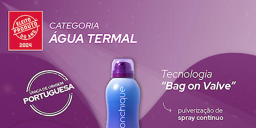 Monchique Natura e Spray de Água Termal Alcalina eleitos Produto do Ano 2024