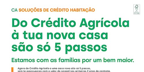 Crédito Agrícola lança nova campanha CA Soluções de Crédito à Habitação