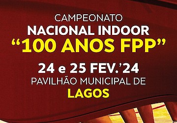 Lagos acolhe Campeonato Nacional Indoor 100 Anos FPP
