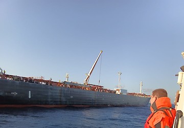 Estação Salva-vidas de Sagres resgata tripulante de navio mercante ao largo de Sagres