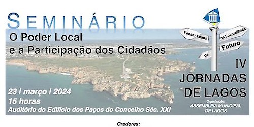 IV Jornadas de Lagos “Pensar Lagos na encruzilhada do futuro”