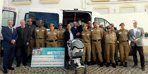 Salvador dá nome a nova ambulância da Cruz Vermelha Portuguesa