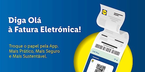 Lidl disponibiliza faturas eletrónicas a partir da sua app Lidl Plus