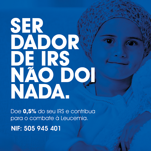 “Ser dador de IRS não dói nada” chama portugueses a combater Leucemia