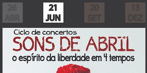 Sons de Abril - O Espírito da Liberdade em 4 Tempos, tem o segundo concerto esta sexta feira em Lagos