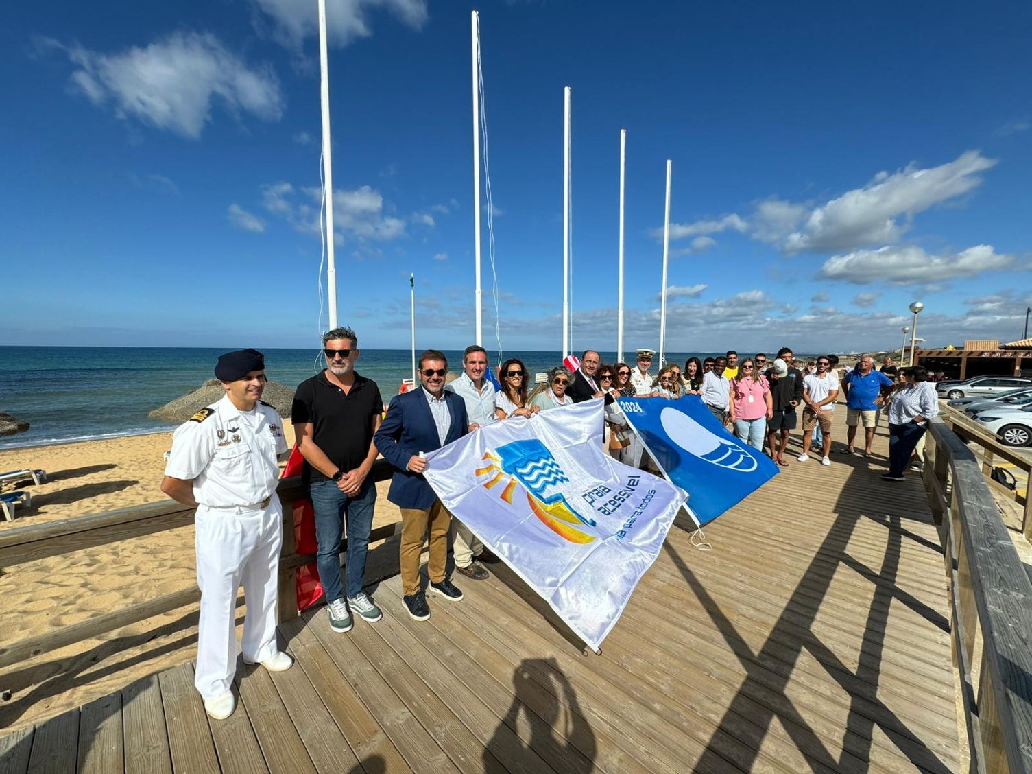 Praias do concelho de Faro receberam bandeira azul