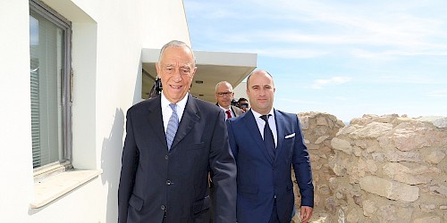 Presidente da Câmara de Vila do Bispo recebeu Presidente da República na Fortaleza de Sagres