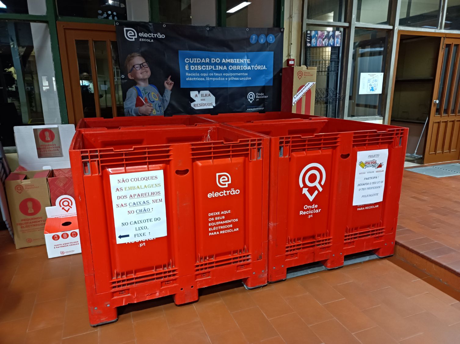 Há 56 escolas no distrito de Faro a recolher pilhas, lâmpadas e equipamentos elétricos para reciclagem