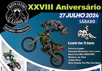 28º Aniversário do  Moto Clube de Lagos